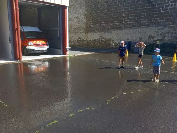 Centre de Langeac (Val Fleuri) - Vacances - Galerie Visite de la caserne des pompiers été 2023