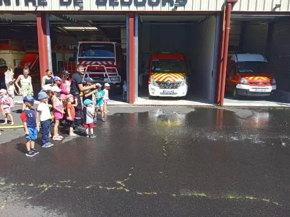 Centre de Langeac (Val Fleuri) - Vacances - Galerie Visite de la caserne des pompiers été 2023