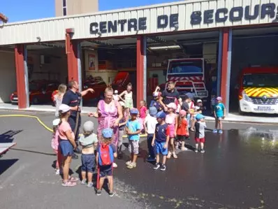 Centre de Langeac (Val Fleuri) - Vacances - Galerie Visite de la caserne des pompiers été 2023