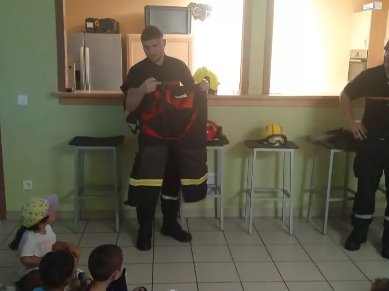 Centre de Langeac (Val Fleuri) - Vacances - Galerie Visite de la caserne des pompiers été 2023