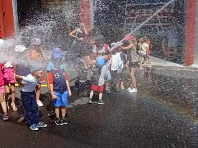 Centre de Langeac (Val Fleuri) - Vacances - Galerie Visite de la caserne des pompiers été 2023