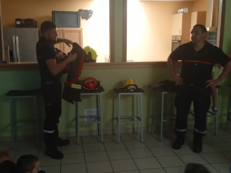 Centre de Langeac (Val Fleuri) - Vacances - Galerie Visite de la caserne des pompiers été 2023
