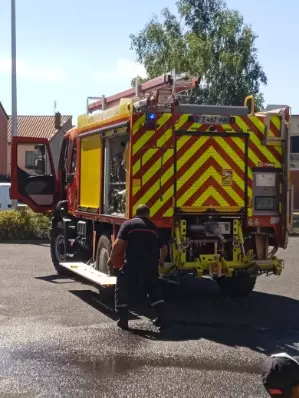 Centre de Langeac (Val Fleuri) - Vacances - Galerie Visite de la caserne des pompiers été 2023