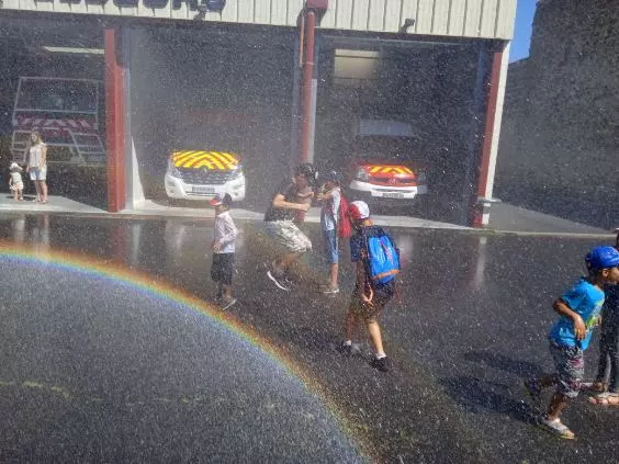 Centre de Langeac (Val Fleuri) - Vacances - Galerie Visite de la caserne des pompiers été 2023
