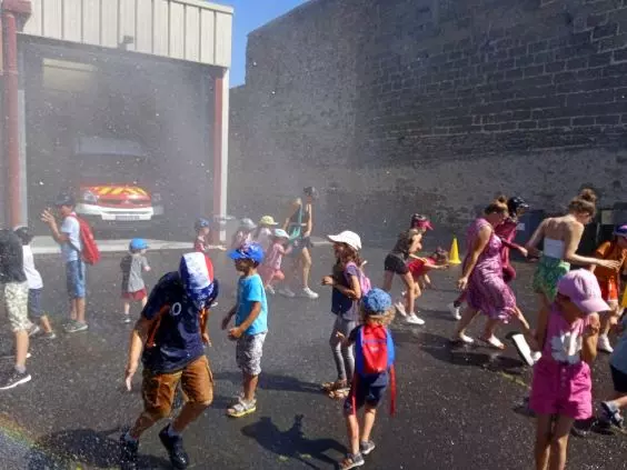 Centre de Langeac (Val Fleuri) - Vacances - Galerie Visite de la caserne des pompiers été 2023